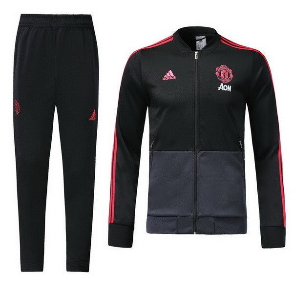 Chandal Manchester United 2018-19 Negro Gris